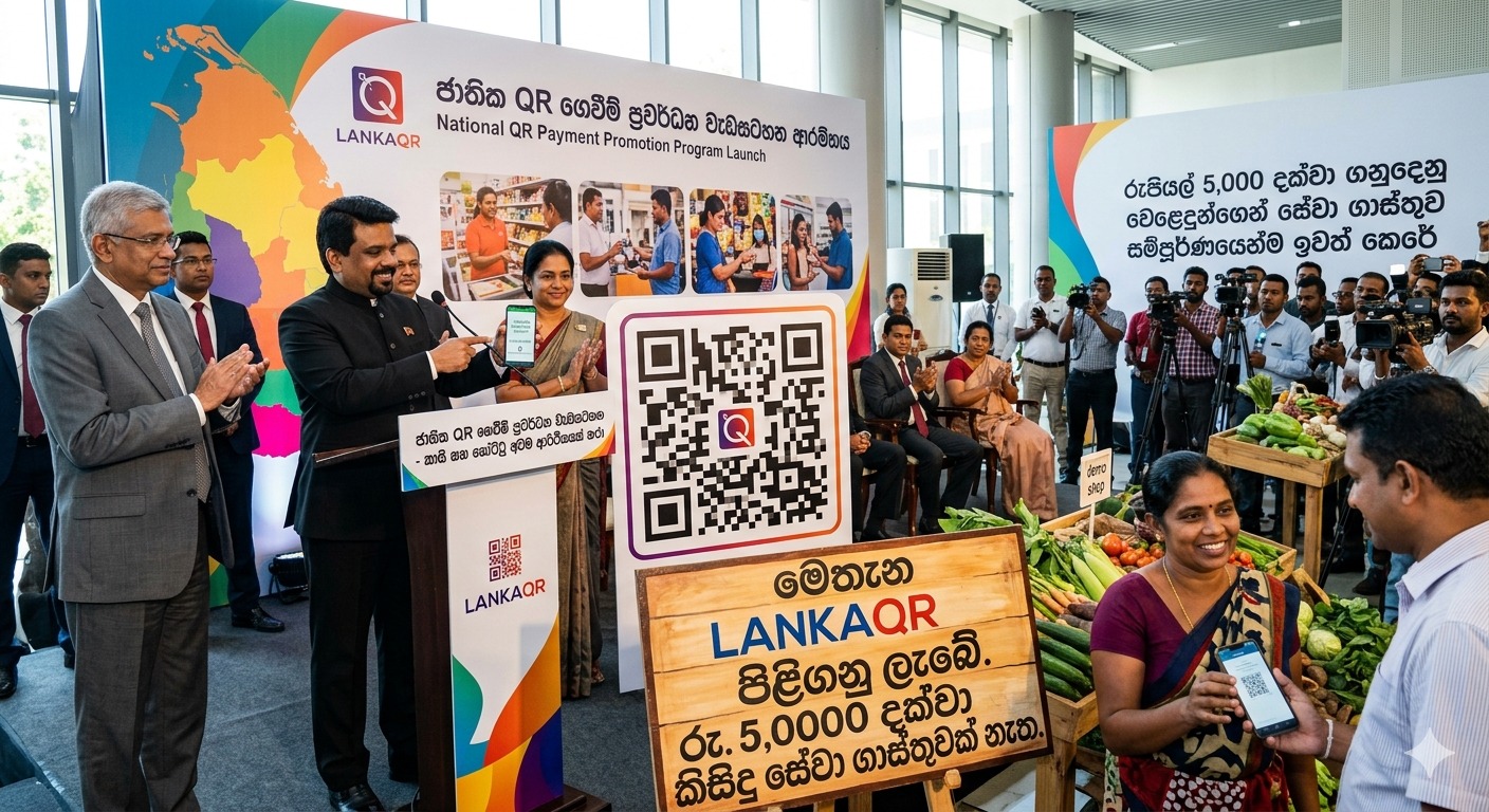 ජාතික QR ගෙවීම් වැඩසටහන ආරම්භ කරයි